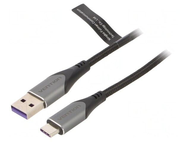 Cablu USB 2.0 USB-A la USB-C 0.5m Negru