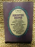 I. Peltz - Amintiri despre... (Editia: 1967)