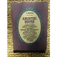I. Peltz - Amintiri despre... (Editia: 1967)