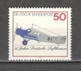Germania.1976 50 ani compania aeriana LUFTHANSA MG.374, Nestampilat