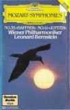 Wolfgang Amadeus Mozart / Wiener Philharmoniker, Leonard Bernstein - Symphonien No.35 "Haffner" / No.41 "Jupiter", Caseta audio