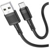 Cablu Date si Incarcare HOCO, X83 Victory,USB la MicroUSB, 1m, 2.4A, Negru