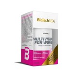 Tablete multivitamine pentru femei BiotechUSA 60 buc