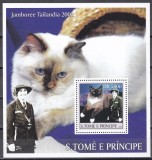 Sao Tome si Principe 2003 - Jamboreea Thailandeză, Colita SOUVENIR, RARA, MNH