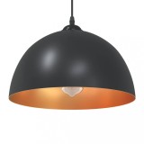 VidaXL Lămpi de suspendare 2 buc E27 Negru &Oslash; 30 cm Metal