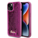 Cumpara ieftin Husa Guess Sequin Script Logo pentru iPhone 13 Magenta