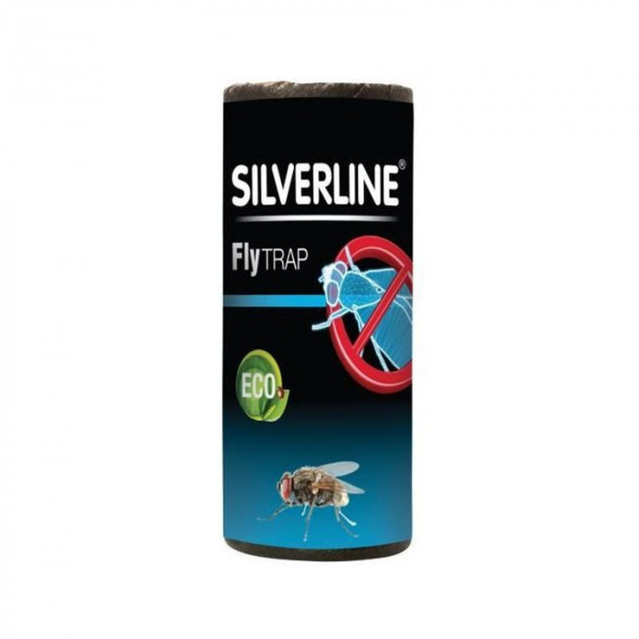 Hartie adeziva pentru Muste miros ademenitor 20x8cm Silverline