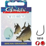 Carlige legate Bream Feeder Gamakatsu (Diametru fir: 0.14 mm, Marime Carlige: Nr. 10)
