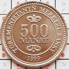 1107 Turkmenistan 500 Manat 1999 President Saparmurat Niyazov km 12 UNC