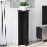 vidaXL Suport pentru plante 2 pcs Negru &Oslash;40 x 100 cm Lemn prelucrat 899691