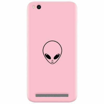 Husa silicon pentru Xiaomi Redmi 4A, Pink Alien foto