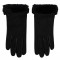 Manusi UGG Fabric Leather Shorty Glove 20176-BLK negru