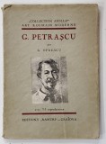 G. PETRASCU de G. OPRESCU , 1940 , DEDICATIE *