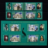 RO 2008 , LP 1813 b+e ,&quot;Iasi-600 ani atestare doc.&quot; - serie viniete+bl. 434.MNH