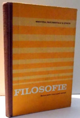 FILOSOFIE , MANUAL PENTRU LICEE SI SCOLI NORMALE , 1992 foto