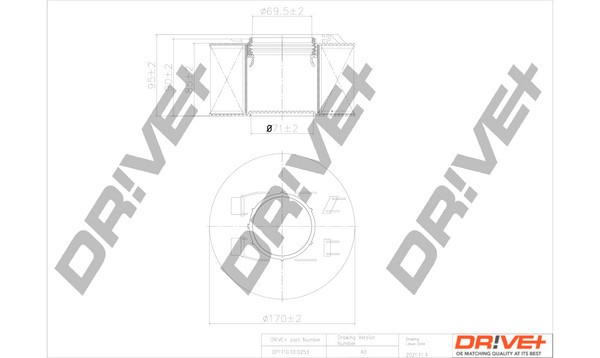 Dr!ve+ DP1110.10.0253 Filtru aer