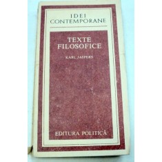 TEXTE FILOSOFICE-KARL JASPERS 1986