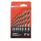 Cumpara ieftin Set burghie pentru lemn 8 buc.: 3,4,5,6,7,8,9,10mm Dedra