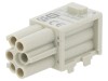 Conector HDC Han-Modular&reg; Domino 6 PIN 1 Modul Mamă