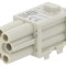 Conector HDC Han-Modular&reg; Domino 6 PIN 1 Modul Mamă
