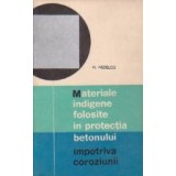 Materiale indigene folosite in protectia betonului impotriva coroziunii