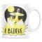 Cana alba personalizata &quot;Cadou aniversare pentru el, cu mesajul I belive&quot;, INOVATIX&reg;. 330ml