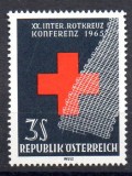 AUSTRIA 1965, Crucea Rosie, serie neuzata, MNH