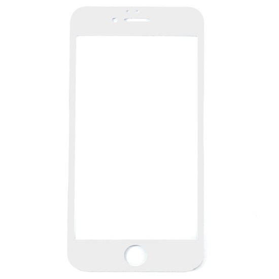 Folie de protectie sticla 6D iPhone 7/8 Plus, Alb