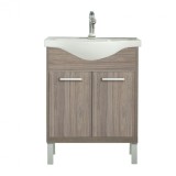 Dulap inferior Nerva 65 cm cu lavoar, ulm Rauna