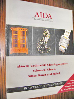 9316-Aida-Ceasuri si bijuterii Rolex, Cartier,IWC etc. Catalog preturi in Euro. foto