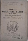 Istoria literaturii latine pe baza de texte (Antologie si crestomatie) &ndash; I. Valaori, C. Papacostea, Gh. Popa-Lisseanu