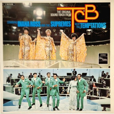 Diana Ross And The Supremes With The Temptations &amp;lrm;&amp;ndash; (The Original Soundtrack From) TCB _ NM/ NM vinil LP disc muzica _ Tamla, Germania foto