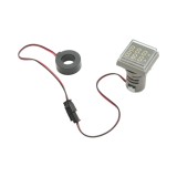 Indicator digital ampermetru si voltmetru LED alb 0-100A/50-500V AC &Oslash; 22mm Breckner Germany