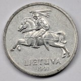 Lituania, 1 Centas 1991