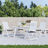 VidaXL Perne scaune grădină 4 buc. antracit 50x50x4 cm țesătură Oxford