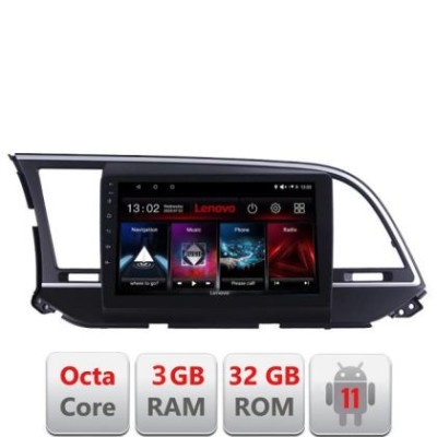 Navigatie HHyundai Elantra 2015-2018 D-581 Octa Core cu Android Radio Bluetooth Internet GPS WIFI DSP 3+32 GB 4G LENOVO LITE CarStore Technology foto