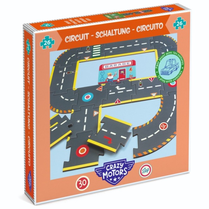 Puzzle Circuit gigant de curse, Djeco
