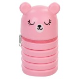 Penar neechipat Stand Up Soft Touch figurine, 1 fermoar, diverse culori, siliconic, extensibil, 1237