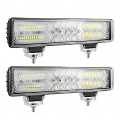 Set 2 Proiectoare auto, 180W/proiector, 60 LED SMD