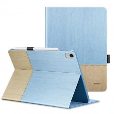 Husa de Protectie ESR Simplicity pentru Apple iPad Air 3 2019, Smart Sleep &amp;amp; Pen Slot, Albastru foto