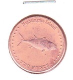 Bnk mnd Nightingale Island 2011 2 pence 2011 , fauna, Africa