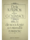 Paul Cornea (ed.) - De la N. Filimon la G. Călinescu - Studii de sociologie a romanului rom&acirc;nesc (editia 1982)