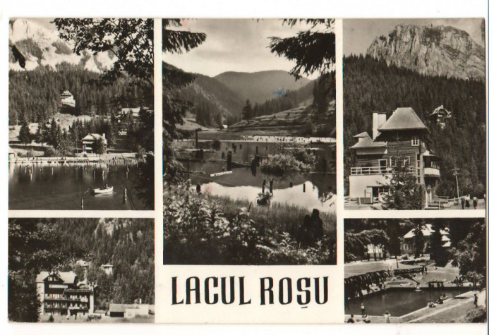 CPI B13777 CARTE POSTALA - LACUL ROSU, mozaic