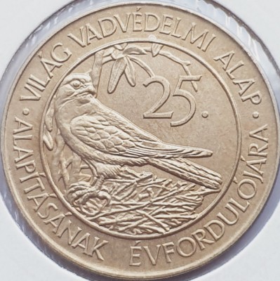 2818 Ungaria 50 Forint 1988 World Wildlife Foundation km 663 foto
