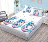 Cumpara ieftin Husa Pat cu Elastic 3 Piese 180x200 cm, Microfibra/Bumbac, Diverse Culori (Negru, Alb, Rosu, Gri, Albastru, Verde)