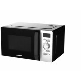 Cuptor cu microunde Heinner HMW-D2060BK, 20 l, 700 W, Control digital, Display LED, Timer, Negru/Inox