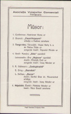 HST A2066 Program conferință Kastriener Samuel anii 1930 Timișoara foto