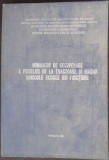 NORMATIV DE RECUPERARE A PIESELOR DE LA TRACTOARE SI MASINI AGRICOLE SCOASE DIN FUNCTIUNE-D. TOMESCU SI COL-345958