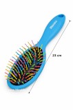 Cumpara ieftin Perie de Par 23 cm , Peri Flexibili Multicolori, Descurcare Usoara