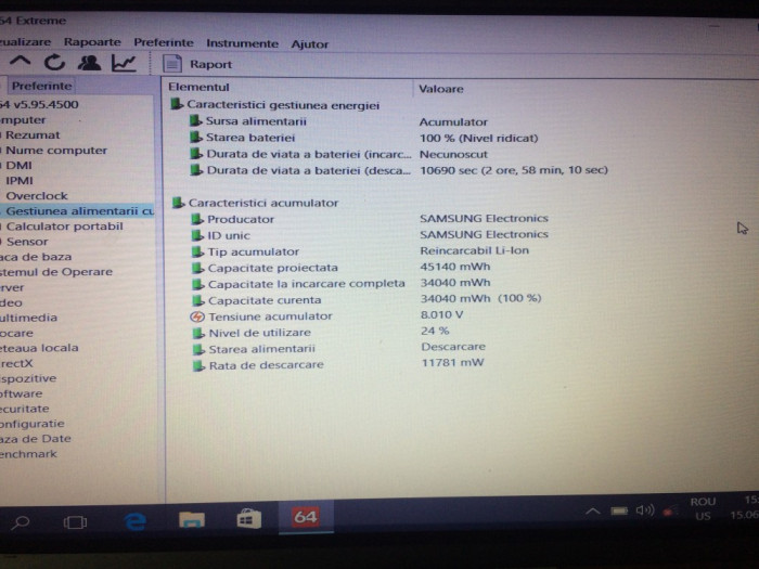 Baterie Laptop Samsung NP530 NP530U3 NP530U3B AA-PBYN4AB 76% VIATA 2ORE+